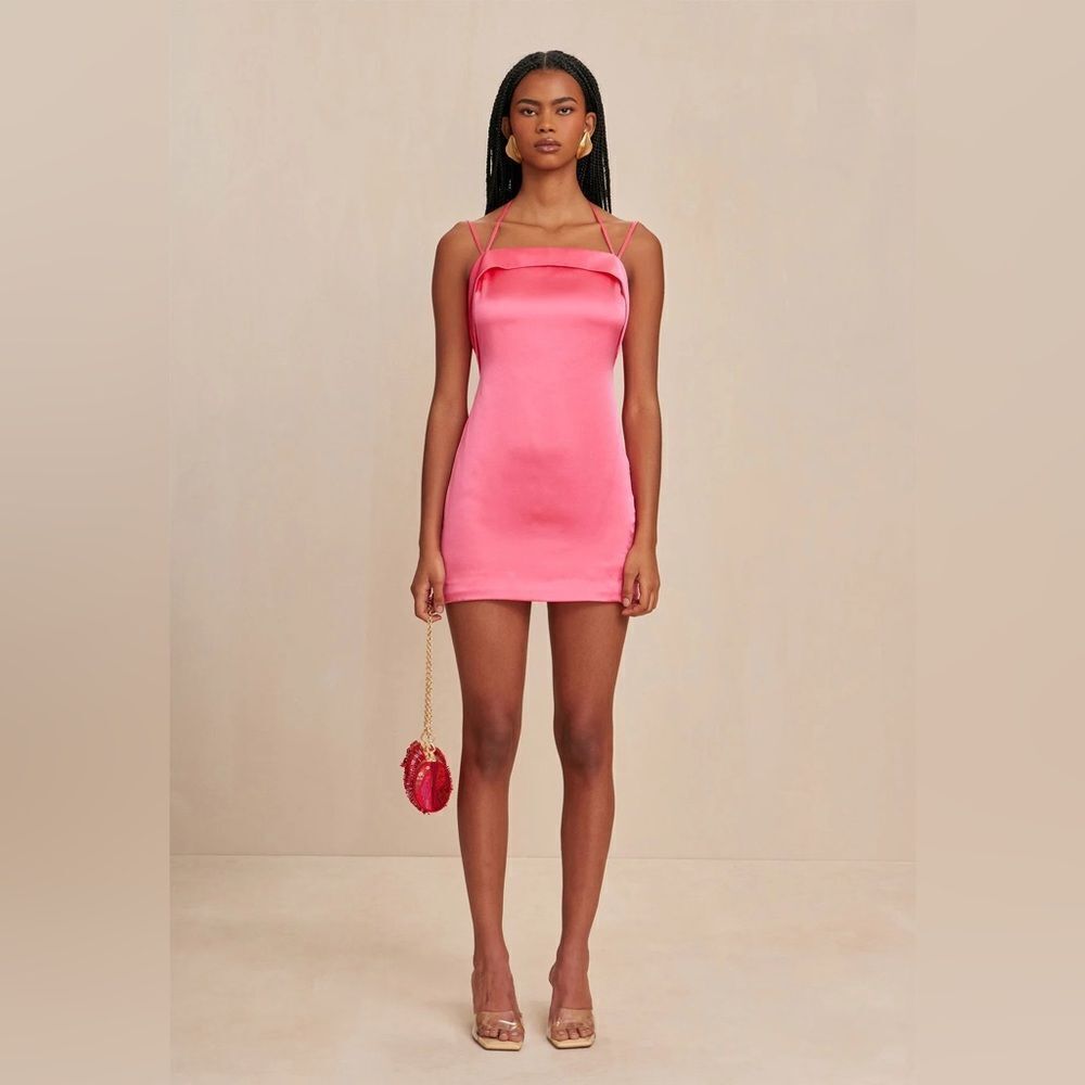 Cult Gaia Pink Mini Dress